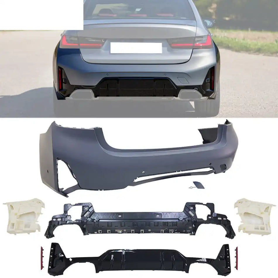 2023-2024 BMW G20 3-Series LCI M340i M-Sport Style Rear Bumper Cover