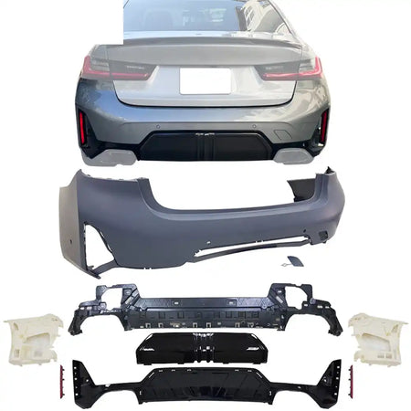2023-2026 BMW G20 3-Series LCI M340i M-P Style Rear Bumper Cover Set