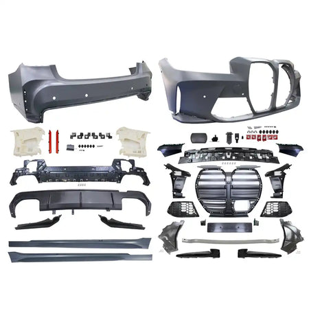 2023-2026 BMW G20 M340i Front Rear Bumper Cover + Side Skirt(M3 Style)