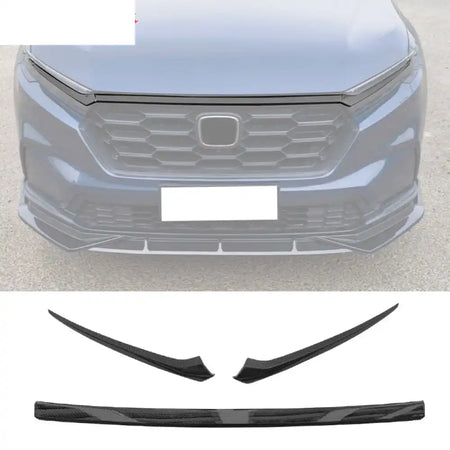 2023-2026 Honda CR-V Carbon Fiber Print Front Bumper Grille Cover Trim Carbon Fiber Print