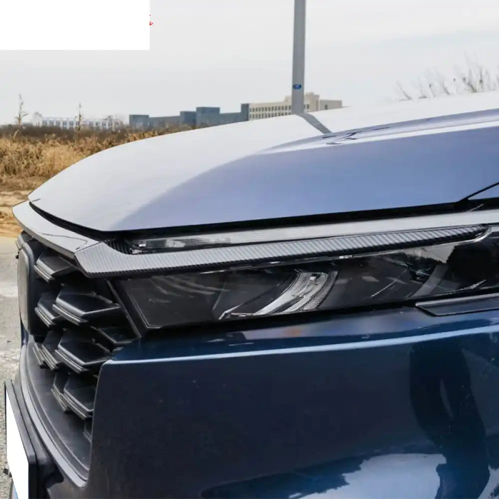 2023-2026 Honda CR-V Carbon Fiber Print Front Bumper Grille Cover Trim Carbon Fiber Print