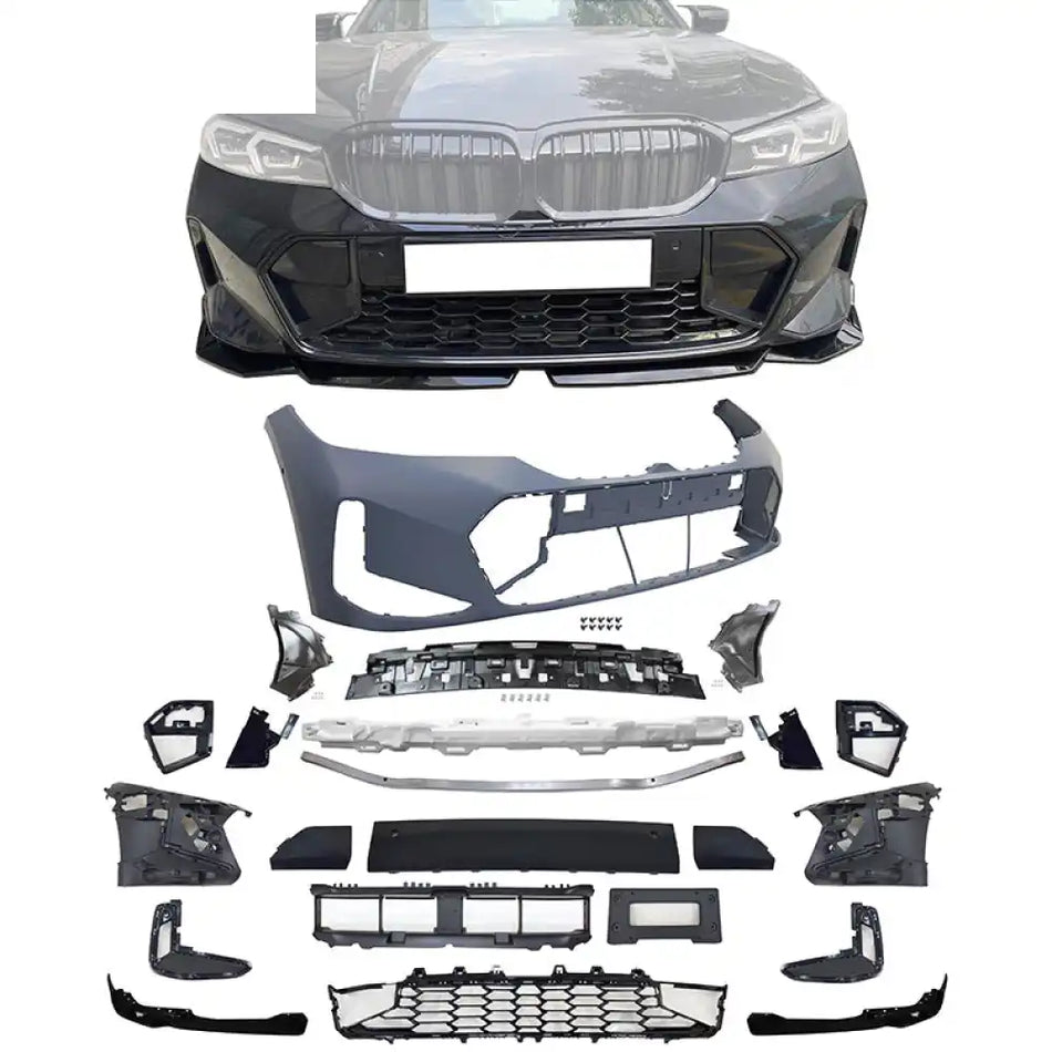 2023 BMW G20 3-Series 330i MP Style Bumper+ Front Lip+ Rocker Panels