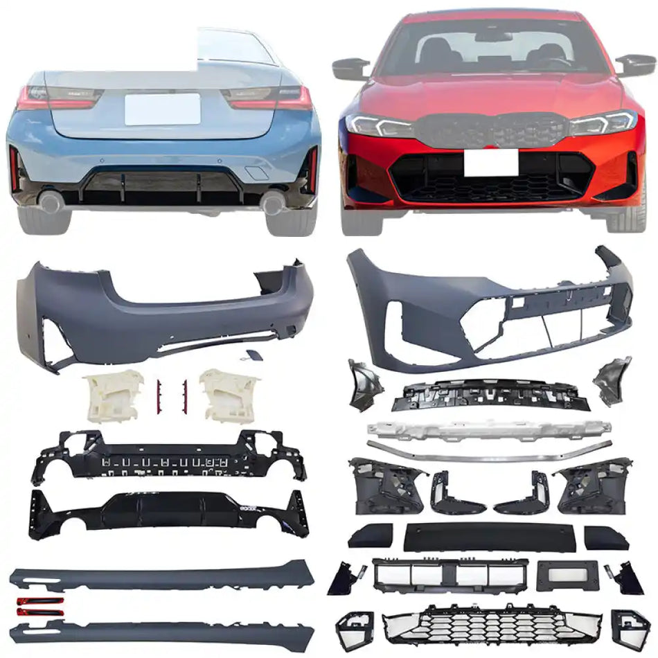 2023 BMW G20 3-Series LCI& M340i Front Rear Bumper + Side Skirt w/ Light