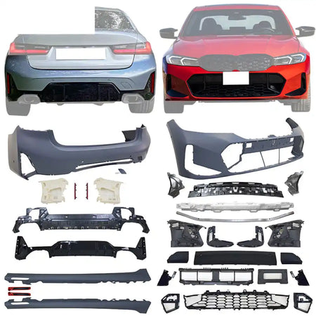 2023 BMW G20 3-Series LCI M340i Front Rear Bumper+ Side Skirt w/ Light