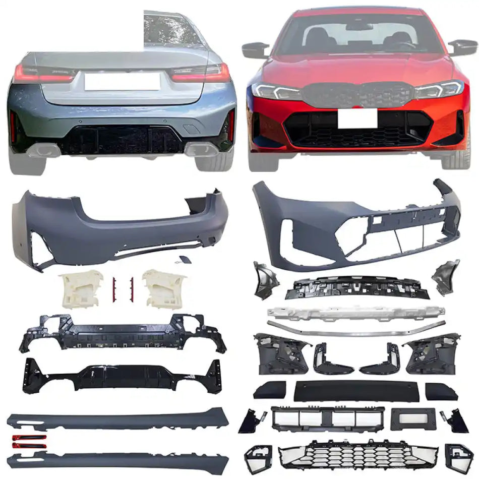 2023 BMW G20 3-Series LCI M340i Front Rear Bumper+ Side Skirt w/ Light