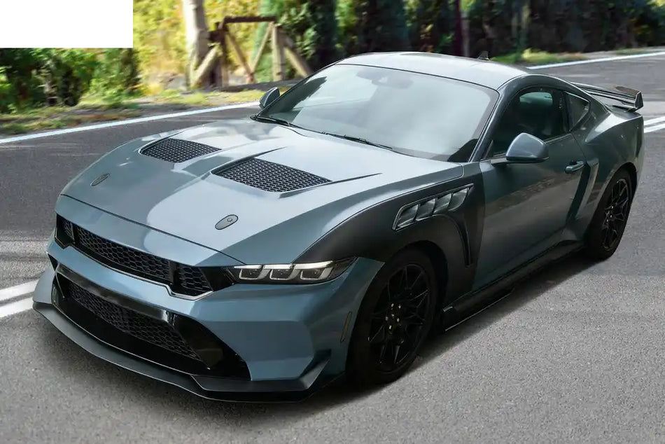 2024-2026 Ford Mustang Front Engine Hood GTD Style Aluminum Bonnet