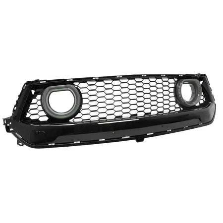 2024-2026 Ford Mustang Front Upper LED Grille Gloss Black ABS V1 Style