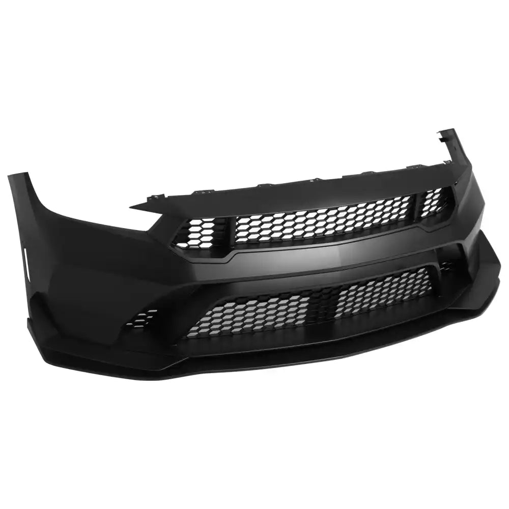 2024-2026 Ford Mustang GTD Style Front Bumper Cover w/ Matte Black Lip