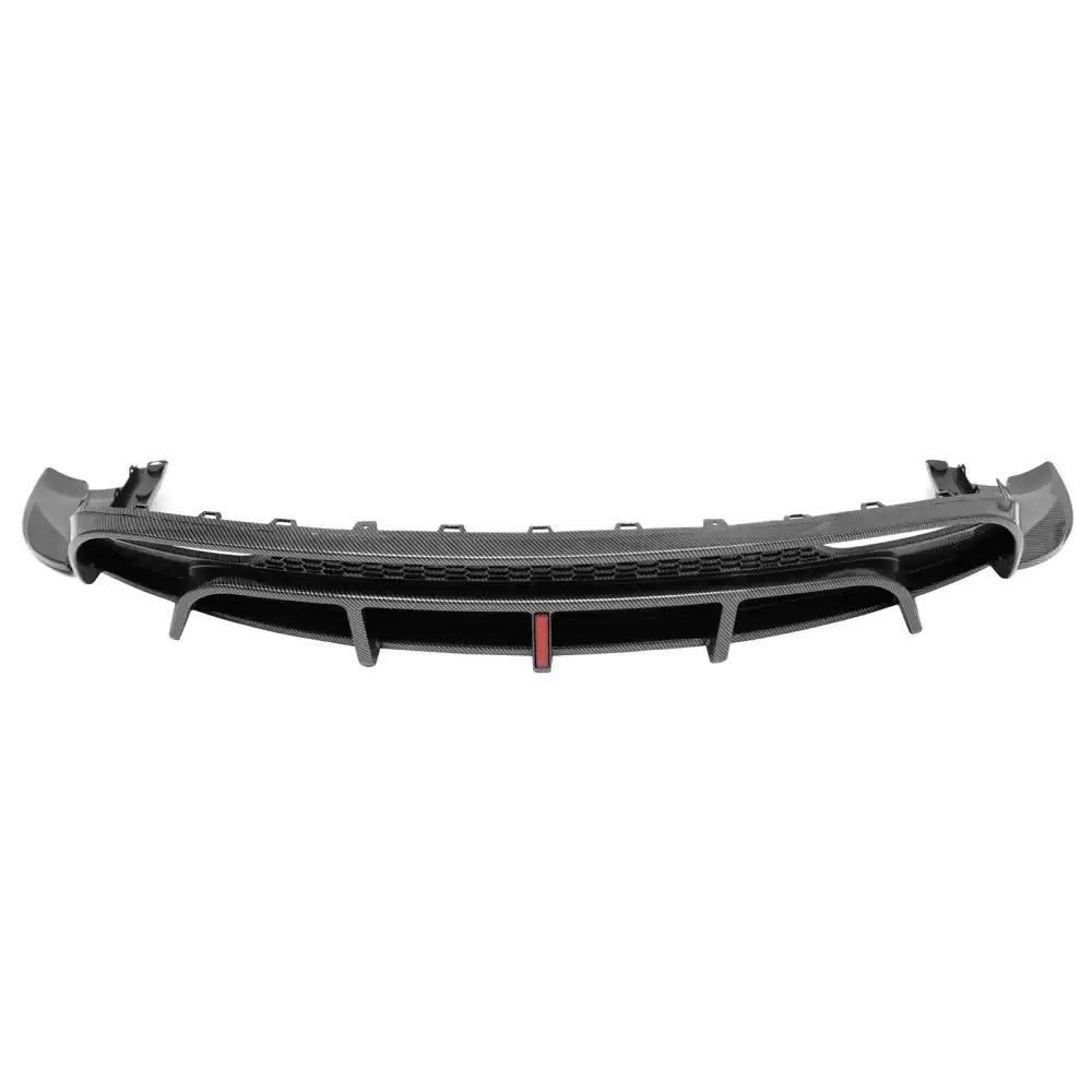 2024-2026 Tesla Model 3 5PCS Rear Bumper Lip Diffuser W/LED Light Lower Valance Exterior Auto Parts Painted Carbon