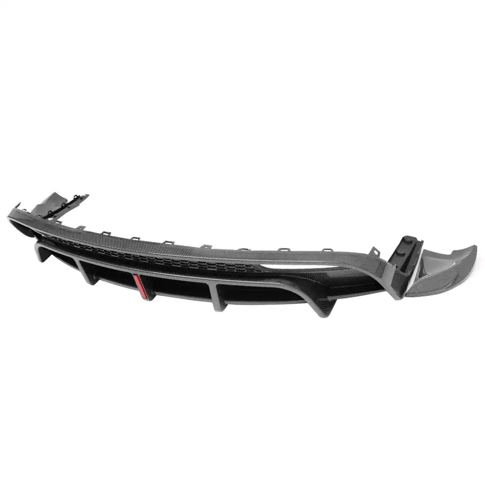 2024-2026 Tesla Model 3 5PCS Rear Bumper Lip Diffuser W/LED Light Lower Valance Exterior Auto Parts Painted Carbon