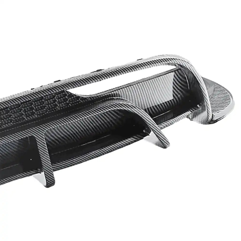 2024-2026 Tesla Model 3 5PCS Rear Bumper Lip Diffuser W/LED Light Lower Valance Exterior Auto Parts Painted Carbon