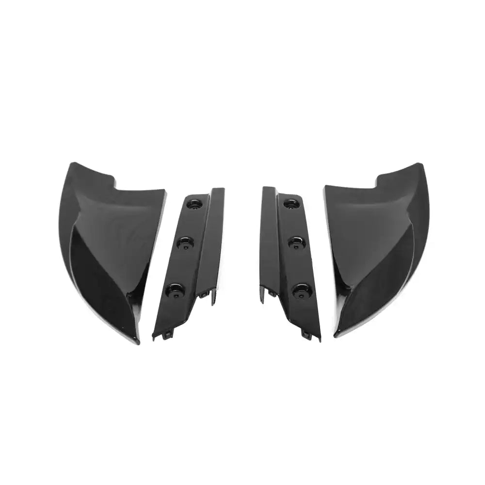 2024-2026 Tesla Model 3 5PCS Rear Bumper Lip Diffuser W/LED Light Lower Valance Exterior Auto Parts Painted Gloss Black