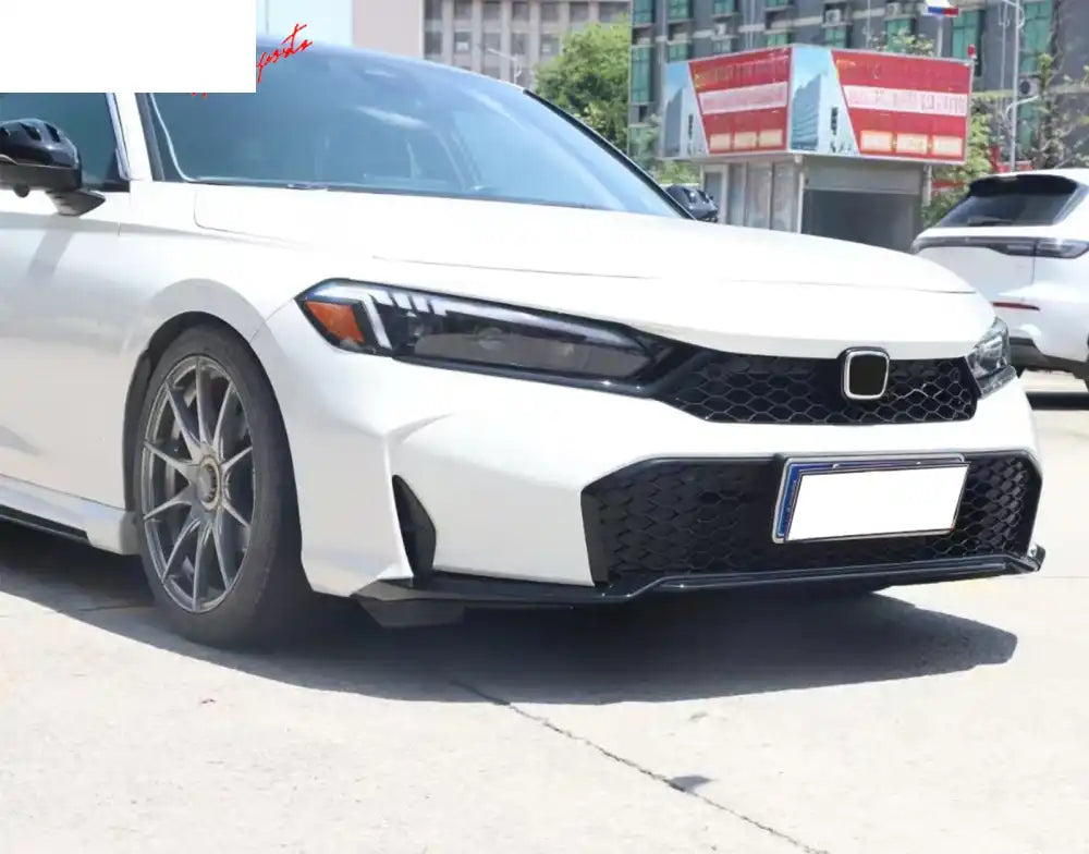 2025-2026 Honda Civic Gloss Black Type R Front Lower Upper Grilles ABS Gloss Black