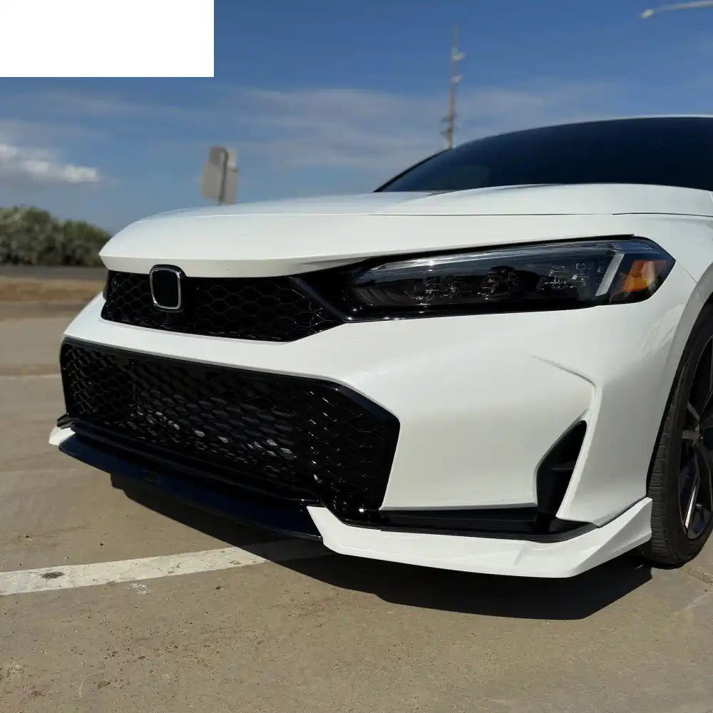 2025-2026 Honda Civic Gloss Black Type R Front Lower Upper Grilles ABS