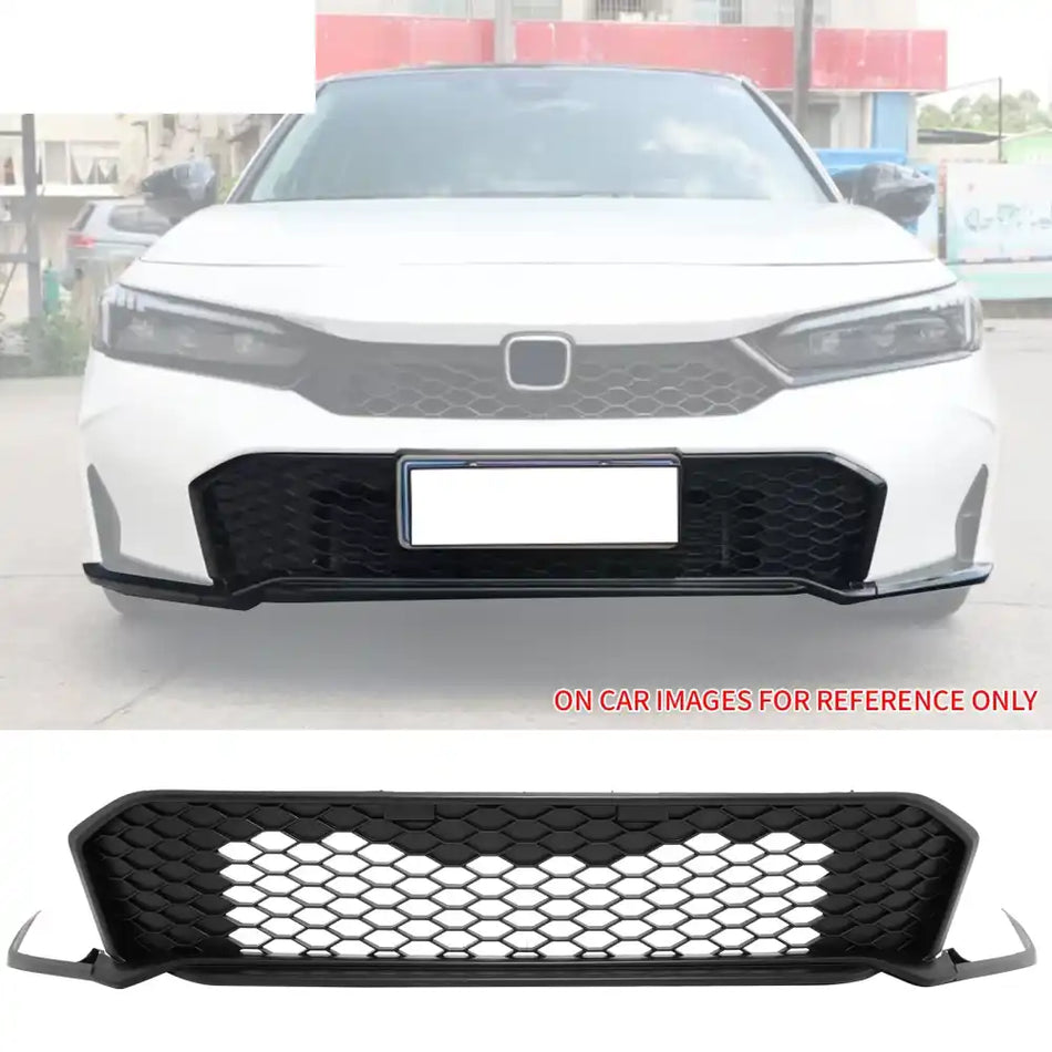 2025-2026 Honda Civic Matte Black Type R Front Bumper Lower Grille ABS Matte Black
