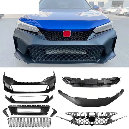 2025-2026 Honda Civic Type R Style Front Bumper Conversion w/ Grilles
