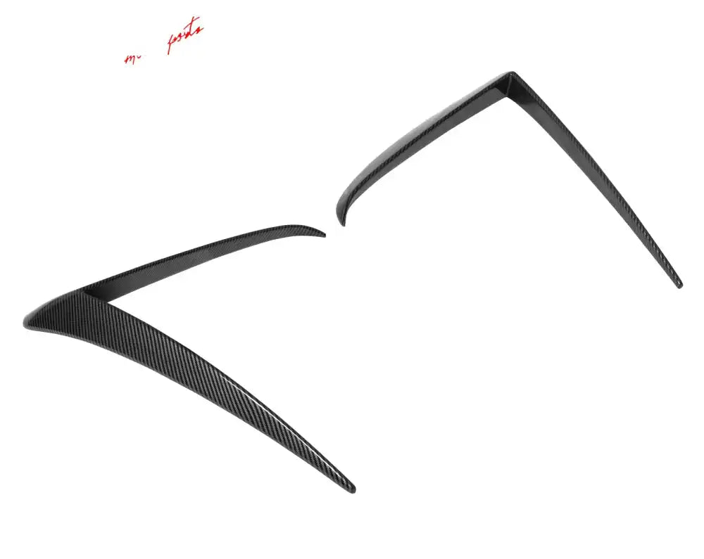 2025-2026 Tesla Model Y Juniper Fog Light Eyelid Carbon Fiber Print Trim