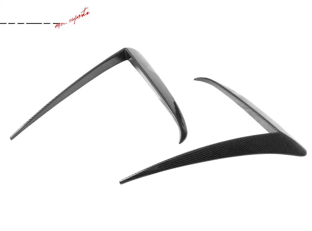 2025-2026 Tesla Model Y Juniper Fog Light Eyelid Carbon Fiber Print Trim