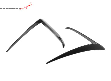 2025-2026 Tesla Model Y Juniper Fog Light Eyelid Trim Gloss Black Frame