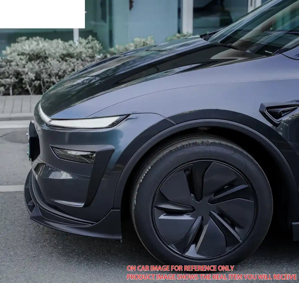 2025-2026 Tesla Model Y Juniper Fog Light Eyelid Trim Gloss Black Frame