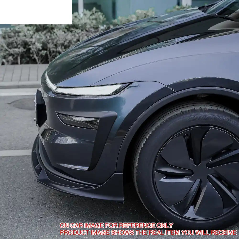 2025-2026 Tesla Model Y Juniper Fog Light Eyelid Trim Matte Black Frame