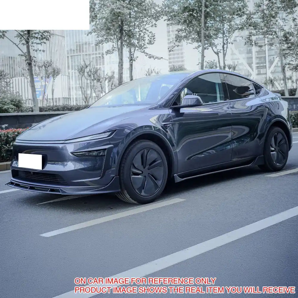 2025-2026 Tesla Model Y Juniper Fog Light Eyelid Trim Matte Black Frame