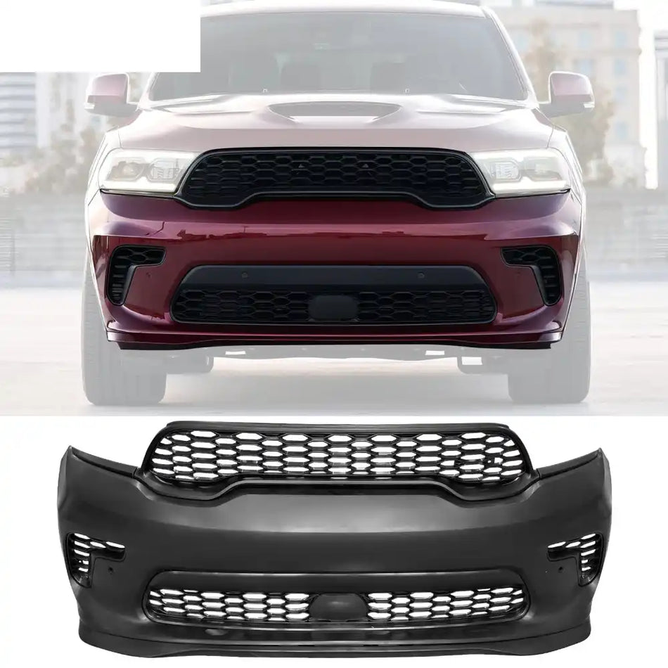 21-24 Dodge Durango Front Rear Bumper Cover Hellcat Style V1 Diffuser