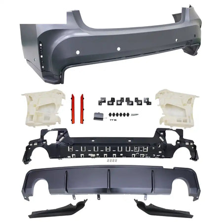 23-26 G20 330i Front Rear Bumper + Ambient Light Side Skirt (M3 Style)