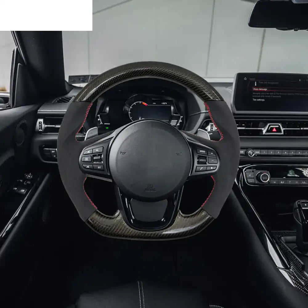 Carbon Fiber Steering Wheel for 2020-2026 Toyota Supra