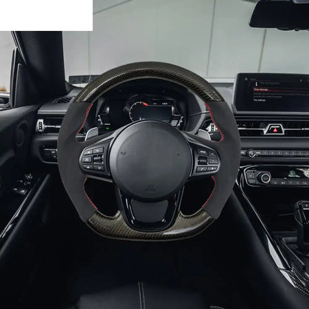 Carbon Fiber Steering Wheel for 2020-2026 Toyota Supra
