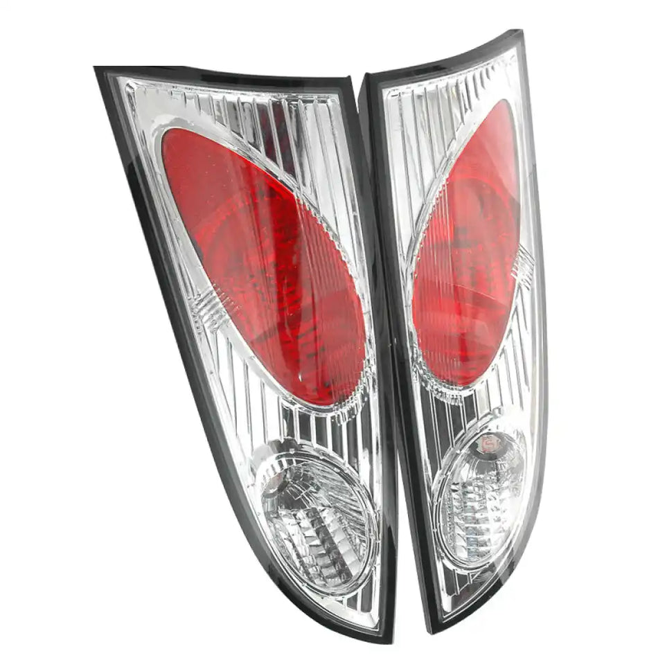 Fits 00-04 Ford Focus Hatch 5Dr Chrome Altezza Tail Lights