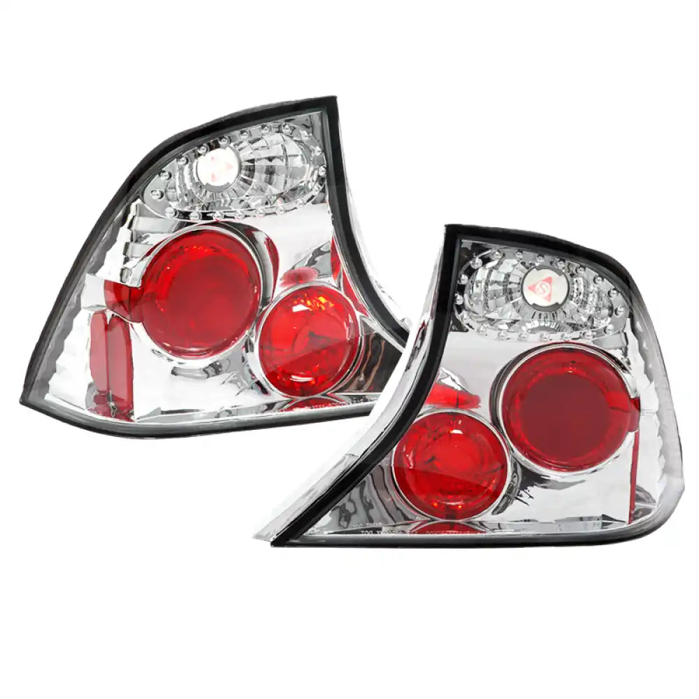 Fits 00-04 Ford Focus Sedan Chrome Altezza Tail Lights