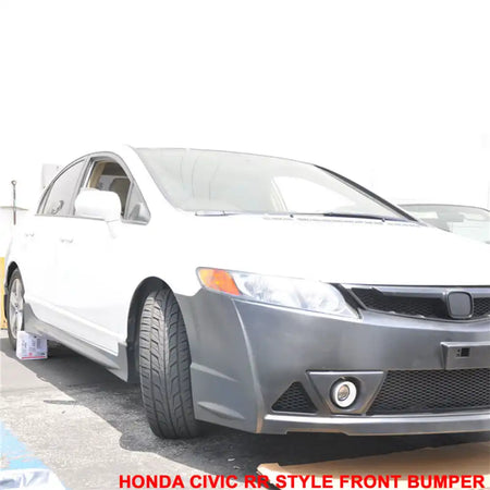 Fits 06-11 Civic Mugen RR Front Bumper & Daytime Running Fog Lamp