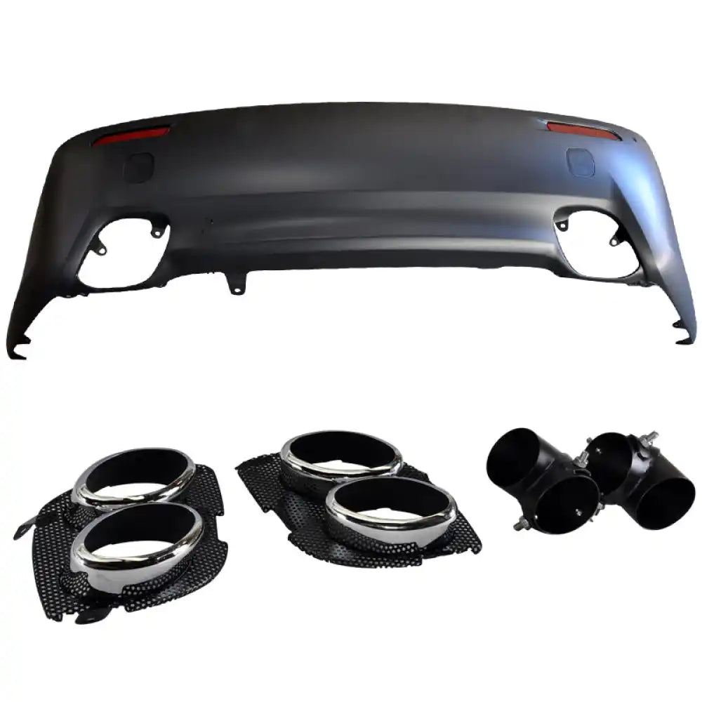 Fits 06-13 Lexus IS250 IS350 ISF Rear Bumper Dual Tip NO PDC