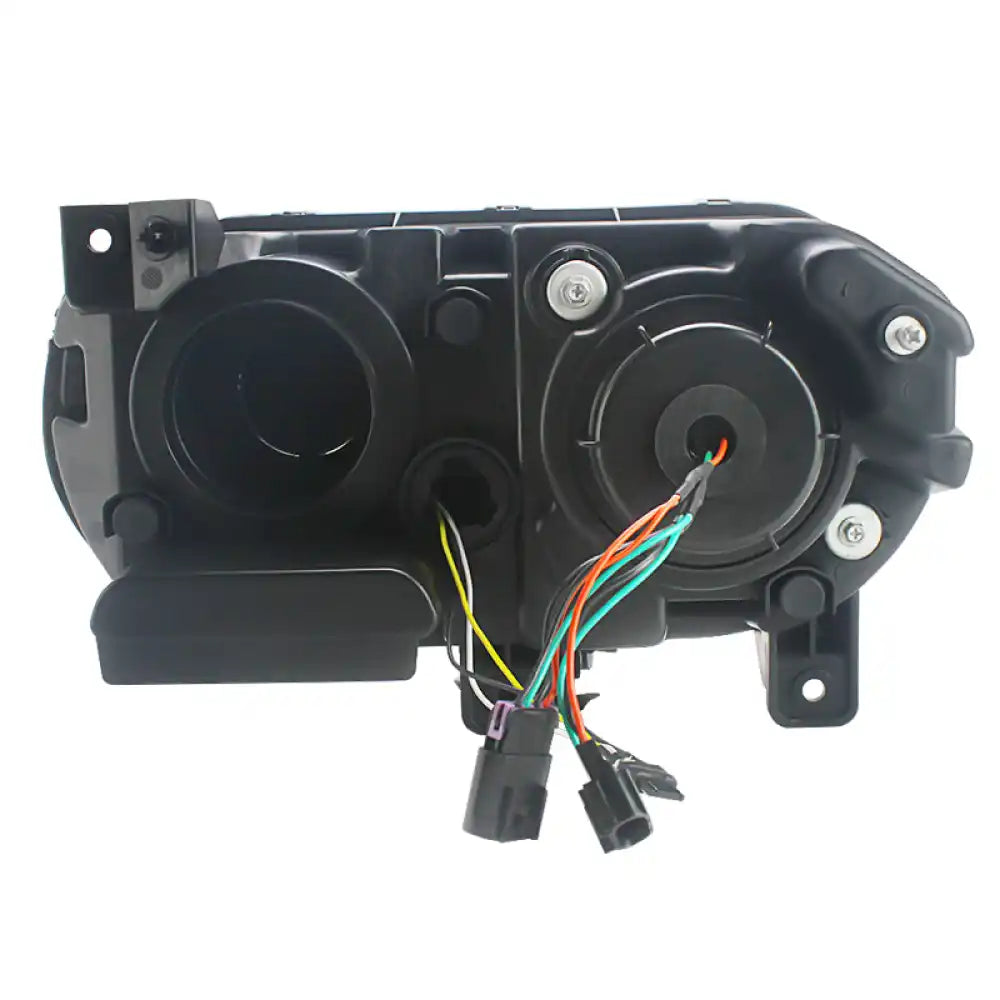 Fits 08-14 Dodge Challenger Headlights w/ Sequentail Dual Beam