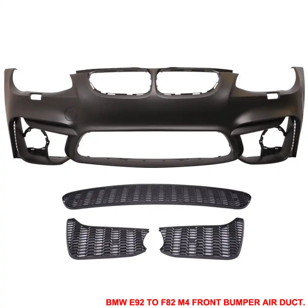 Fits 11-13 E92 LCI M4 Polypropylene Front Bumper Air Duct Mesh Grille