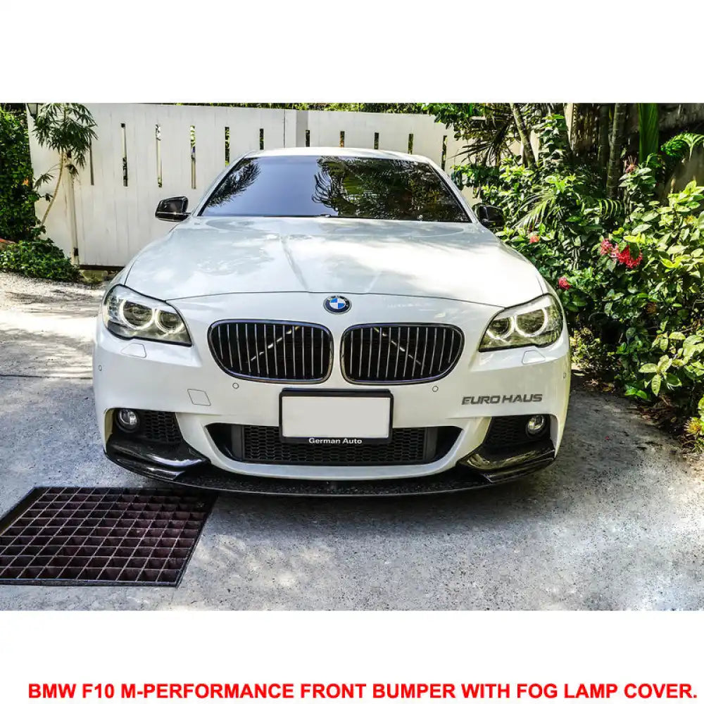Fits 11-16 5-Series F10 M-P Front Bumper Fog Cover Polypropylene