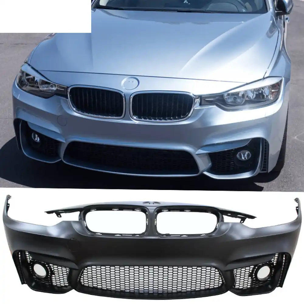 Fits 12-18 BMW F30 3Series M3 Front Bumper With Fog Cover
