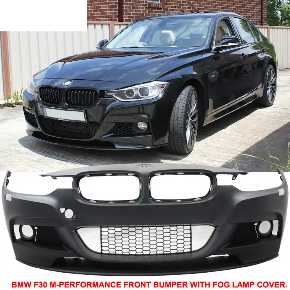 Fits 12-18 F30 M Performance Front Bumper Fog Cover PDC