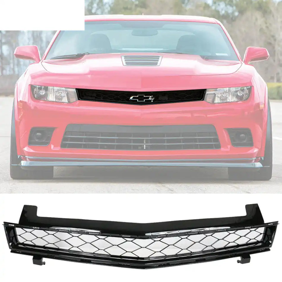Fits 14-15 Chevrolet Camaro SS PP Front Bumper w/Foglight Upper Grille