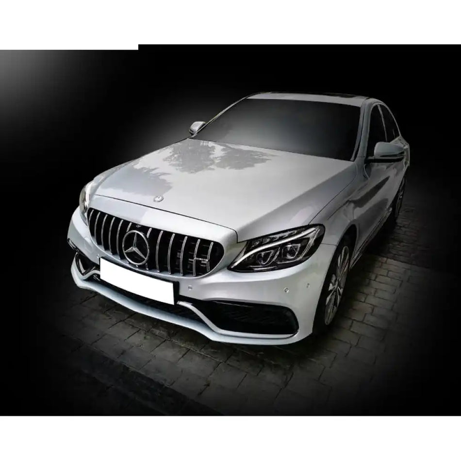 Fits 15-18 Benz W205 C-Class C63 PP Front Bumper Kit
