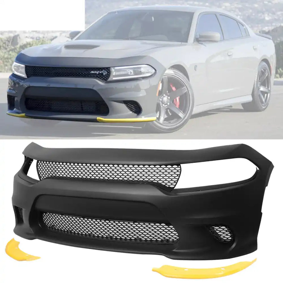 Fits 15-23 Dodge Charger SRT Hellcat Front Bumper - PreOE Color