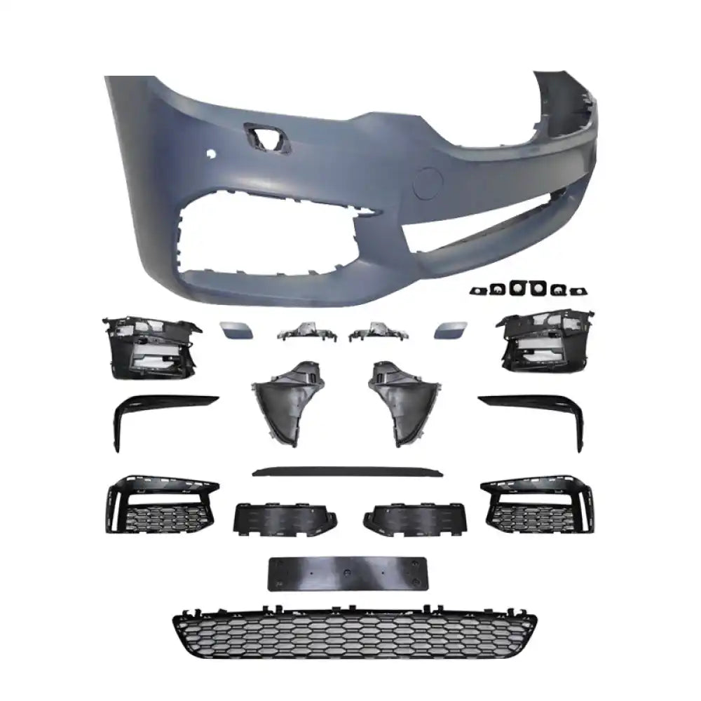 Fits 17-20 BMW G30 MT Front Bumper Fog Cover Grille - PP