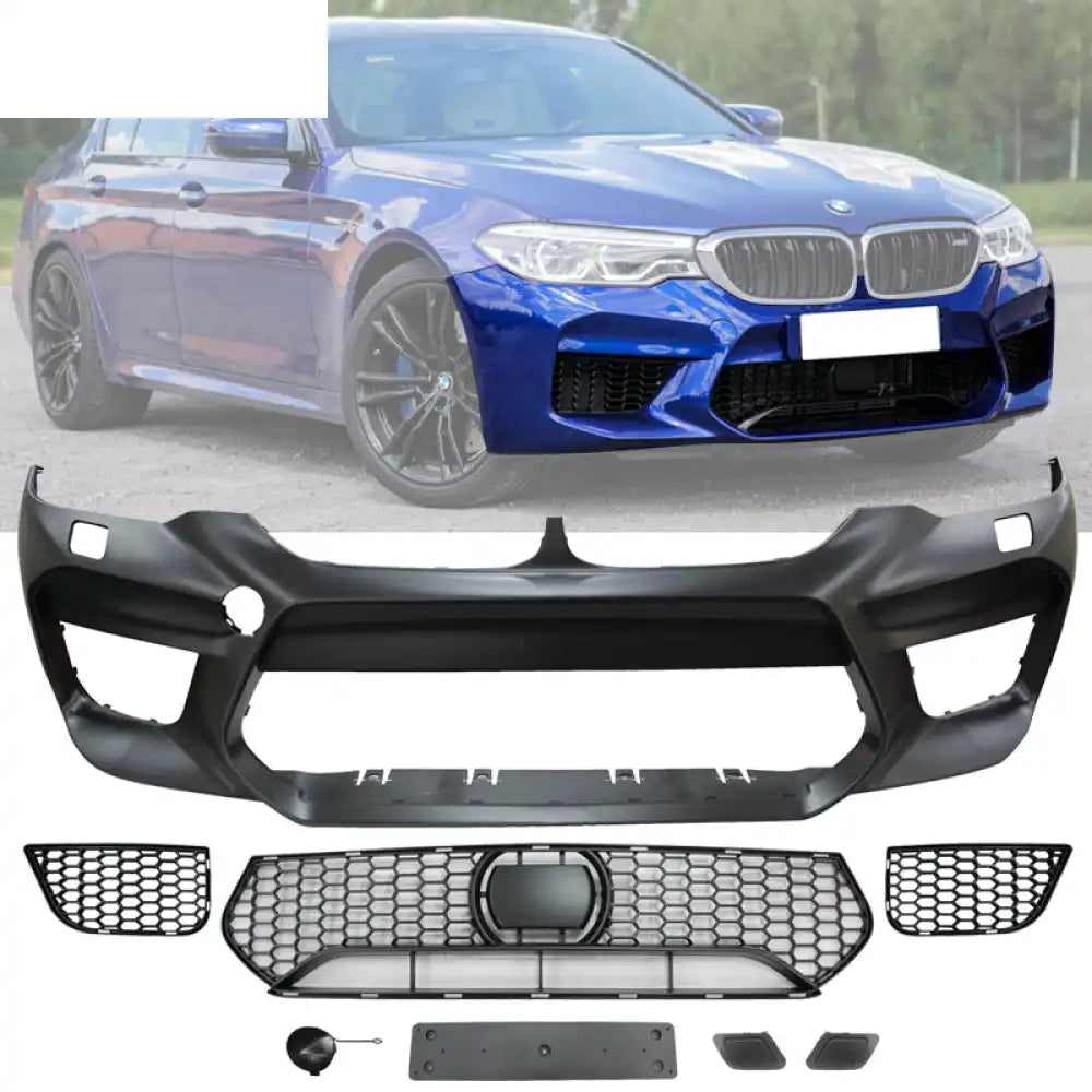 Fits 17-20 BMW G30 Sedan M5 Front Bumper - PP