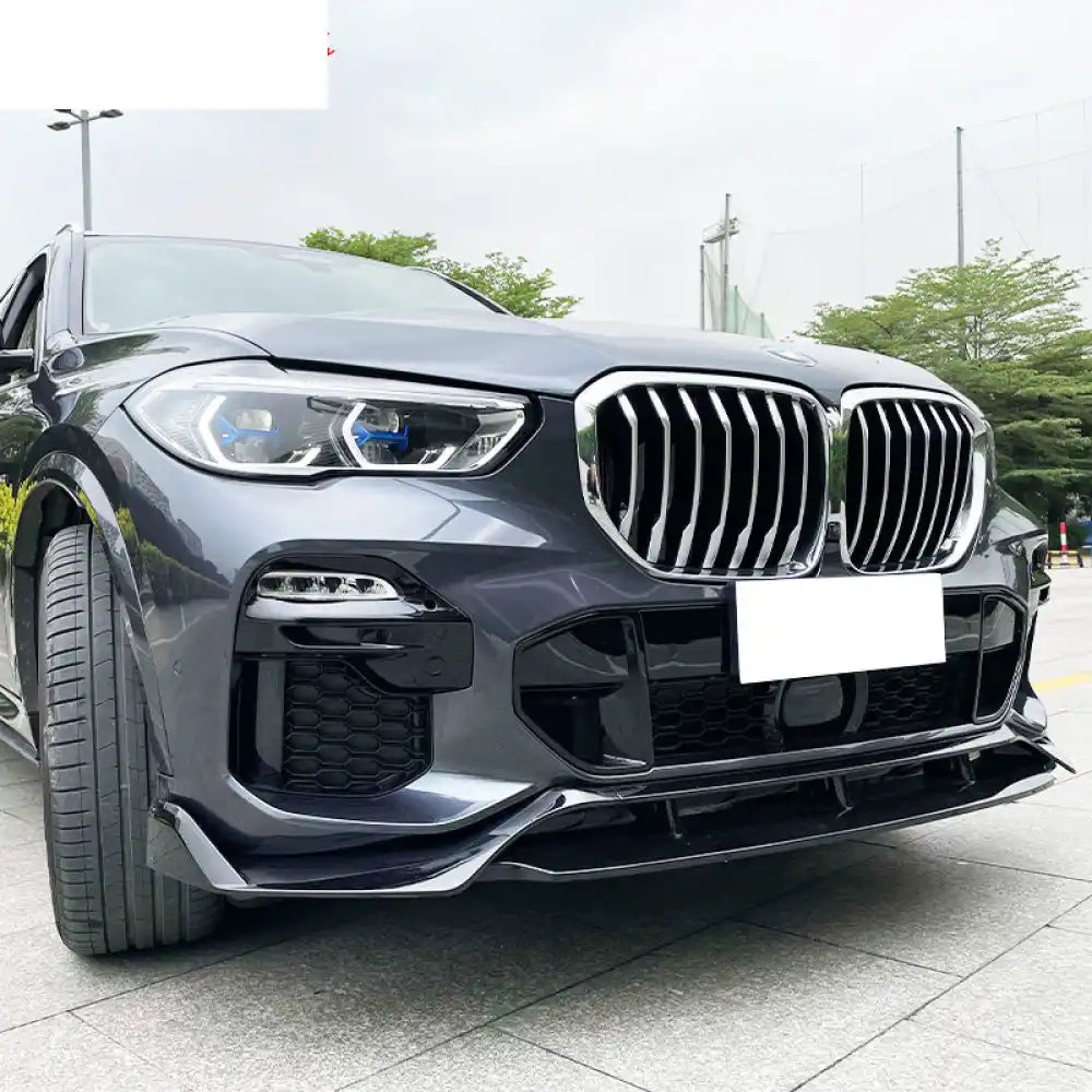Fits 19-21 BMW G05 X5 M Sport Front Bumper Lip Spoiler 4pc Gloss
