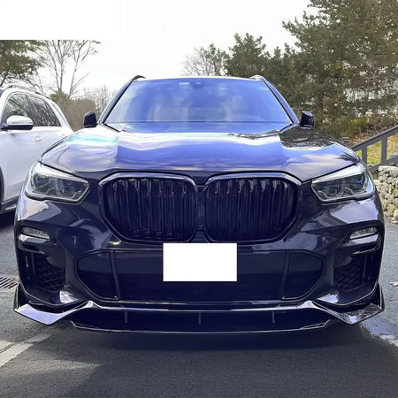 Fits 19-21 BMW G05 X5 M Sport Front Bumper Lip Spoiler 4pc Gloss