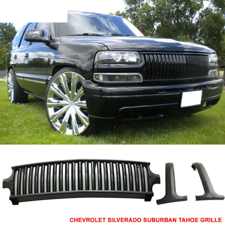 Fits 99-02 Silverado 00-06 Suburban Tahoe Vertical Grille