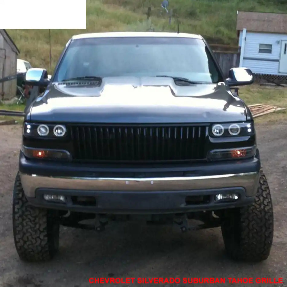 Fits 99-02 Silverado 00-06 Suburban Tahoe Vertical Grille