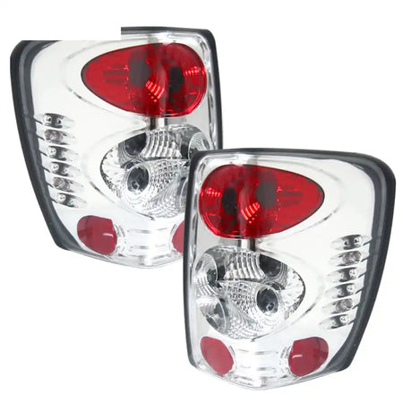 Fits 99-04 Jeep Grand Cherokee Altezza Tail Lights Chrome