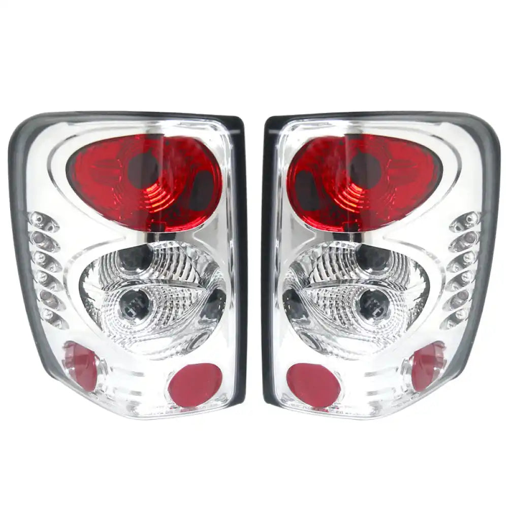 Fits 99-04 Jeep Grand Cherokee Altezza Tail Lights Chrome